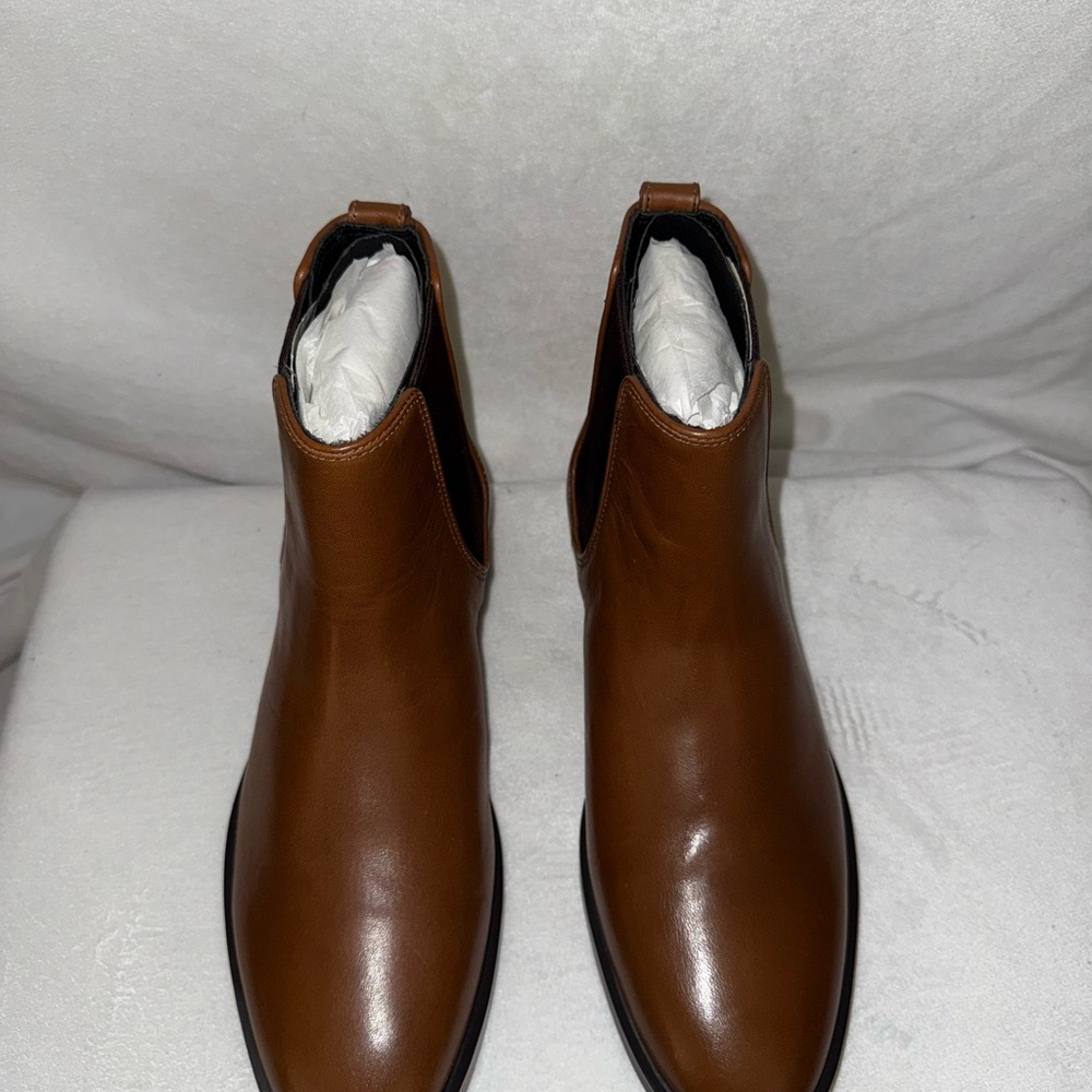 Coach Brown Leather Chelsea Boots - Picture 5 of 14